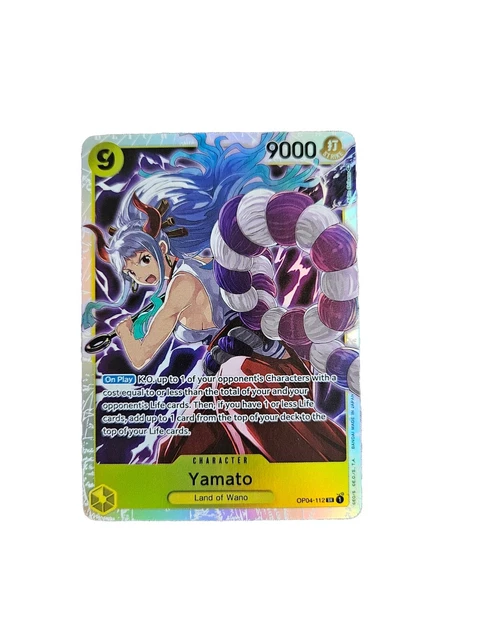 Yamato OP04-112 [PAR] Parallel SR – Kingdoms Of Intrigue OP-04, One Piece CCG, Japanese, Foil