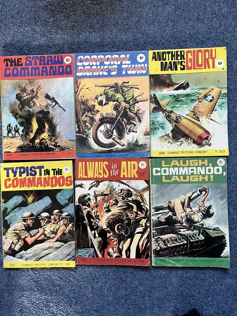 COMBAT PICTURE LIBRARY Batch of 6 comics #'s: 497 - 517 EUR 16,76 ...