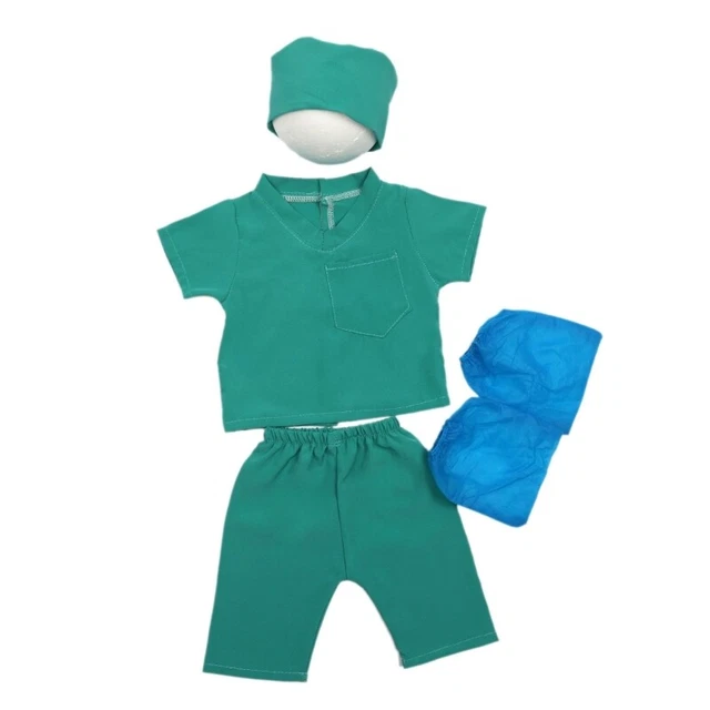 Infant Photo Costume Hat & Doctor Uniform Photo Clothing Shower Gift