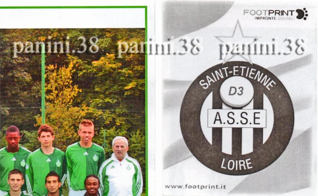 12 Stickers Panini ASSE Saint-Étienne – Originaux, Saisons 2008 à 2011, Rares