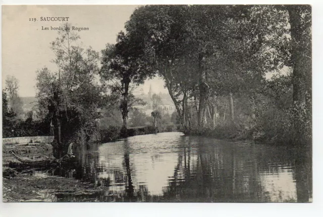 SAUCOURT Haute Marne CPA 52 les edges du Rognon