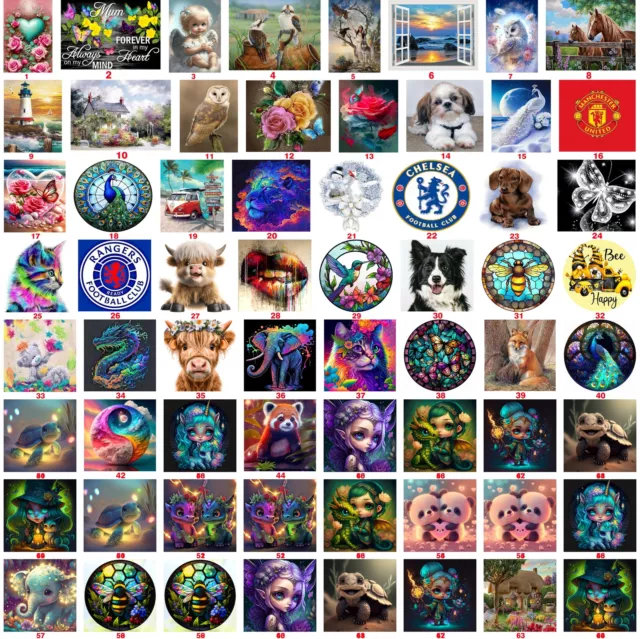 5D DIY Full Round Drill Diamond Painting Embroidery Picture Cross Stitch Kit Art