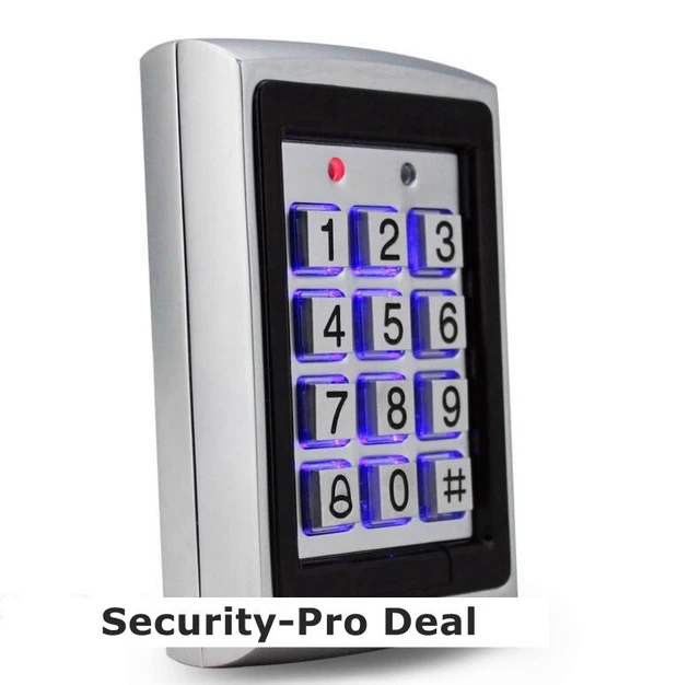 Metal 125KHz RFID Card &Password Standalone Door Access Control Keypad Backlight