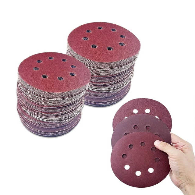 20 Dischi Abrasivi 180mm Grana P180 - Senza Fori Per Levigatrici Orbitali - Foto 12