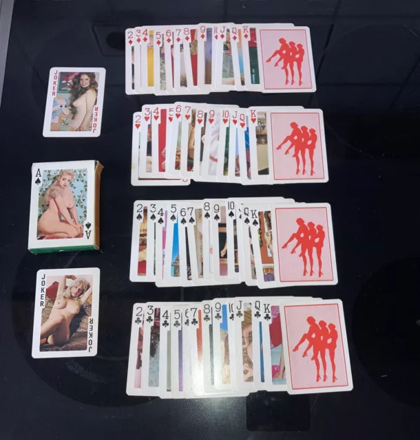 1970er Vintage - UNBENUTZT- sexy Spielkarten playing cards