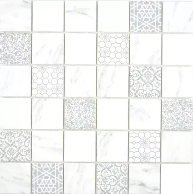 GLASS mosaic ECO carrara wall floor kitchen shower tile mirror |16-0202 10 mats