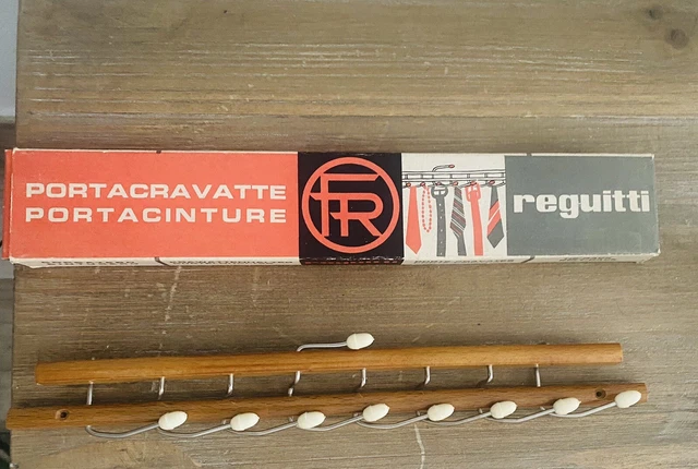 🍀 FRATELLI REGUITTI  portacravatte  portacinture vintage modernariato design