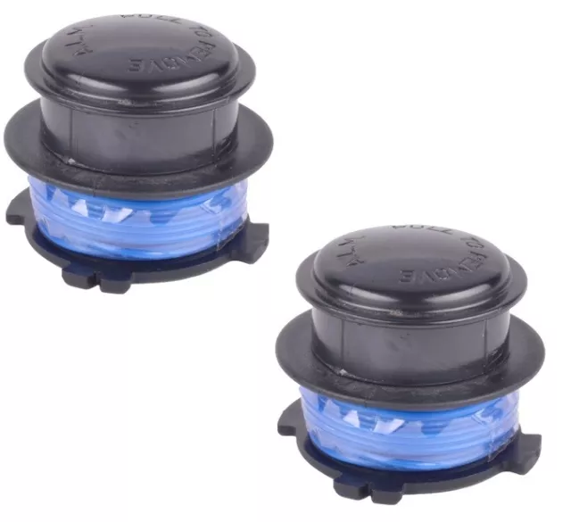 2 x 8m Trimmer Strimmer Spool & Line Cap For McCulloch Handystick Trim Mac 210