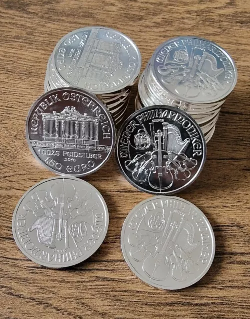 1oz Silver Coin 2013 Austrian Mint Philharmonic Bullion Metal Coins
