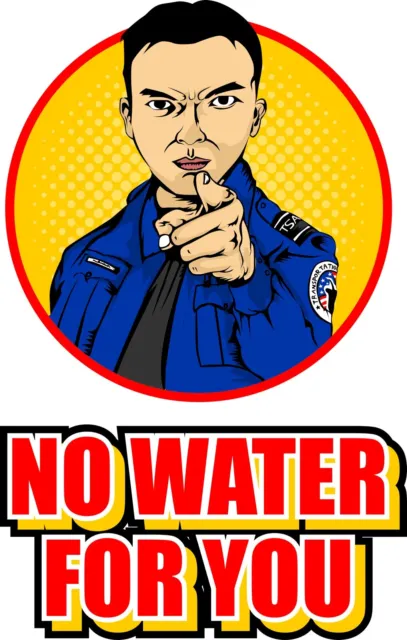 TSA No Water For You NFT Digital Art