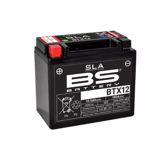 FITS PIAGGIO 125 Beverly Tourer 2008 2009 BS Battery BS SLA Motorcycle Battery