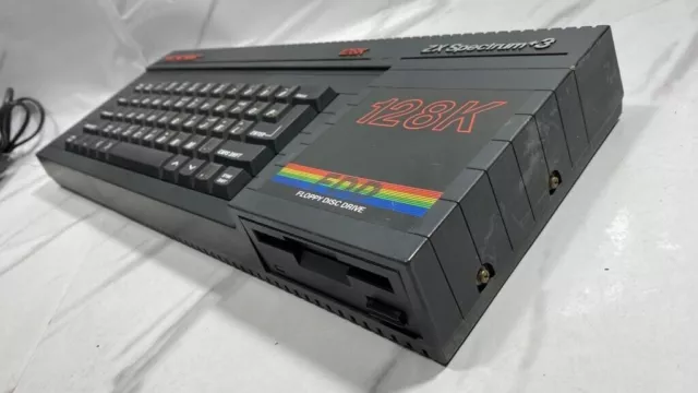 SELTENE VINTAGE SINCLAIR ZX SPECTRUM +3 128K COMPUTER Arabisch & Englisch...