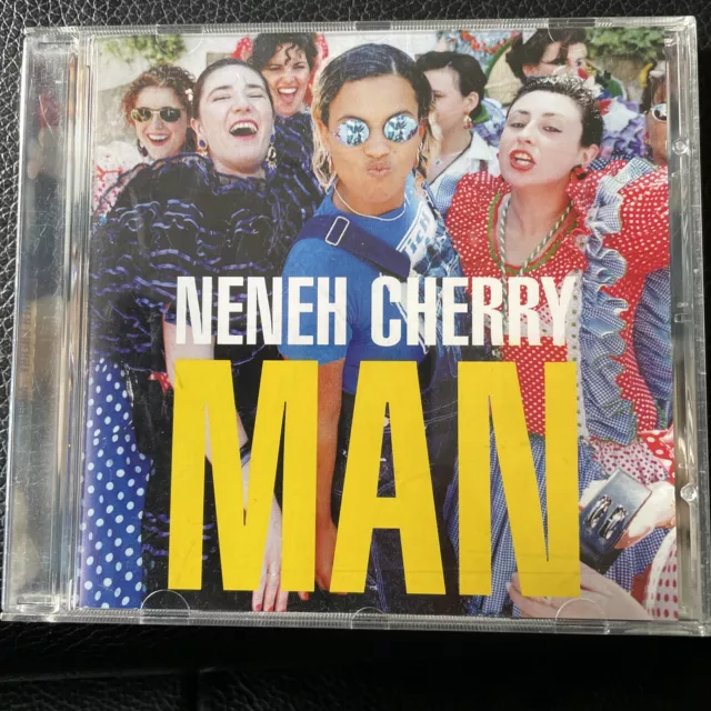 NENEH CHERRY - MAN  CD 11 TRACKS INTERNATIONAL POP/ 🔝 Sammlerstück/1998