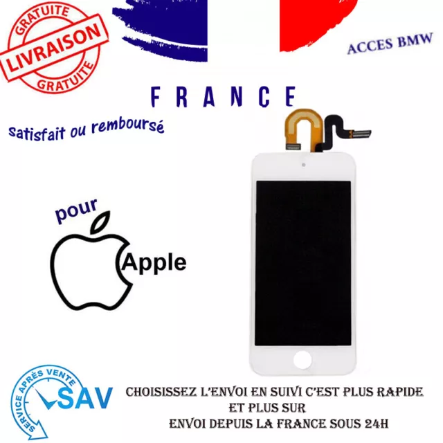 Ecran LCD Complet Blanc Pour iPod Touch 6e Generation A1574