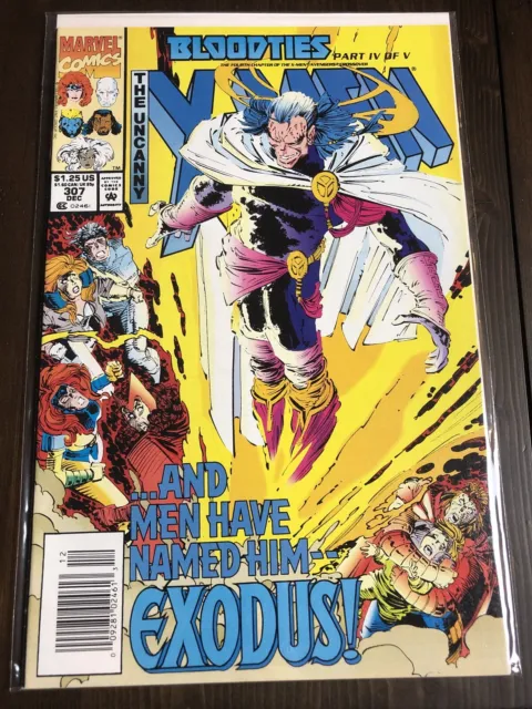 The Uncanny X-Men #307 Blood Ties Part IV of V Exodus! Marvel Comics Dec 1993 VF