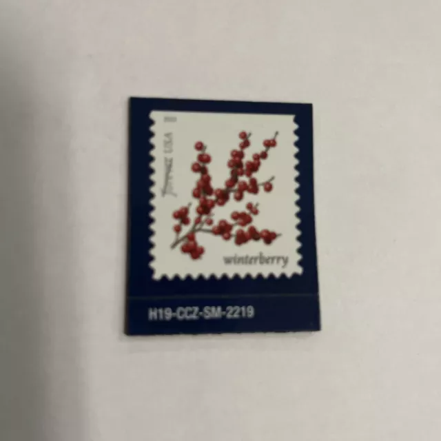 USPS Collector Stamp Magnet - Forever USA - Winterberry