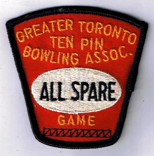Canada Bowling Patch Greater Toronto Ten Pin Bowling Association All Spare Game