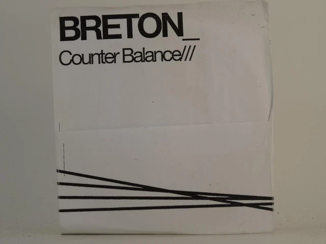 BRETON COUNTER BALANCE (H1) 1 Track Promo CD Single White Sleeve