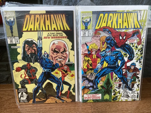 MARVEL COMICS-DARKHAWK 19-35 LOT of 14 -19,20,21,23,24,25,26,27,29,31,33,34,35,2