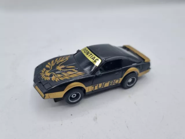 Pontiac Firebird Turbo Black 1/87 Ho Tyco No Afx Aurora Slot Car No Scalextric