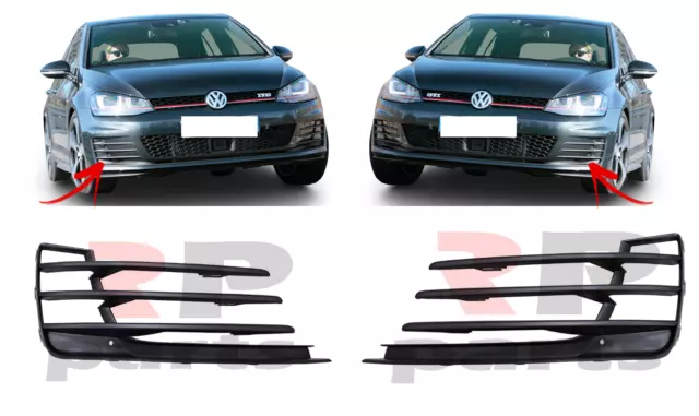 Spoiler de pare-chocs avant pour Volkswagen Golf 7 GTI/GTD/GTE Facelift  2017