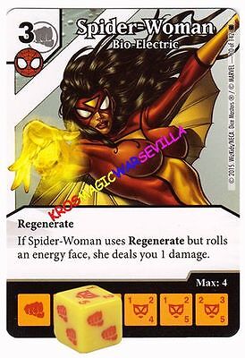 Marvel Dice Masters Amazing Spider-Man GWEN STACY SPIDER-GWEN RARE Uncom 4 Dice 