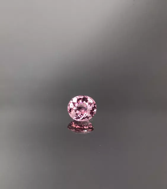 Pink Tourmaline Untreated 2.25 Carat Precision Oval Cut Gemstone Vvs 2