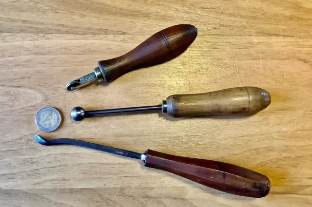 Lot d'outils anciens à bois - Broc23