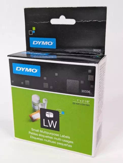 2x Genuine Dymo 30336 LW Square Multipurpose Labels Label Writer 450 + earlier