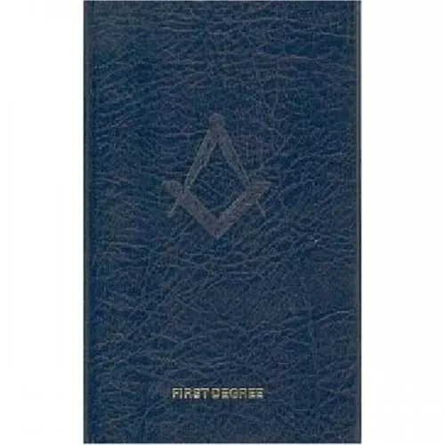 Masonic Emulation First Degree Only Ritual with a Bookcover