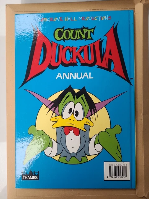 RARE 1989 VINTAGE Count Duckula Annual Cosgrove Hall Marvel Comics £7. ...