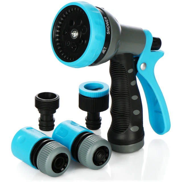 5-teilges Gartenbrause Set - Garten Handbrause für Wasserschlauch - Multibrause