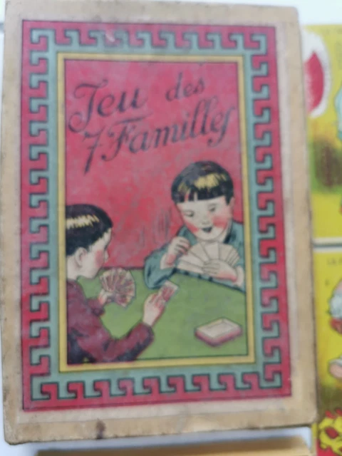 Ancien Jeu De 7 Familles – Métiers En Caricatures, Complet, Années Vintage