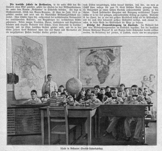 Schule*Deutsche Kolonien*Schule In Deutsch-Südwestafrika*1900*