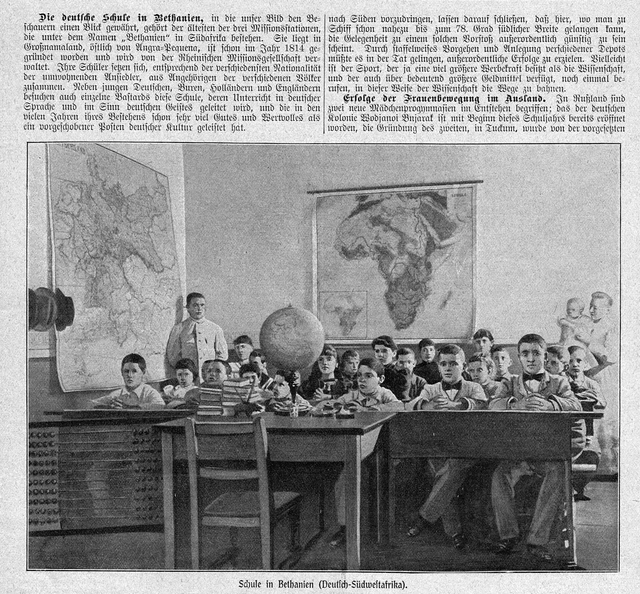Schule*Deutsche Kolonien*Schule In Deutsch-Südwestafrika*1900*