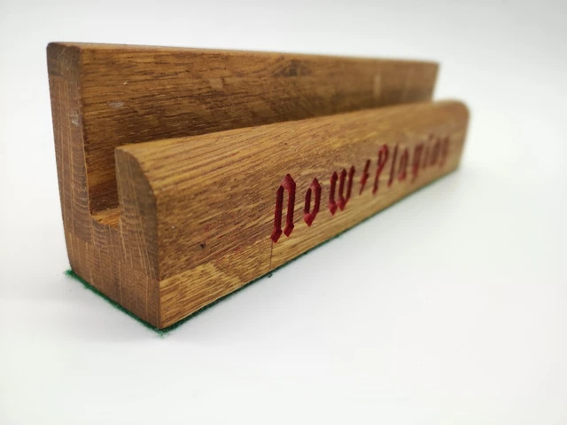 Handmade 12" Vinyl LP Record Collector Now Playing Sleeve Display Stand Music