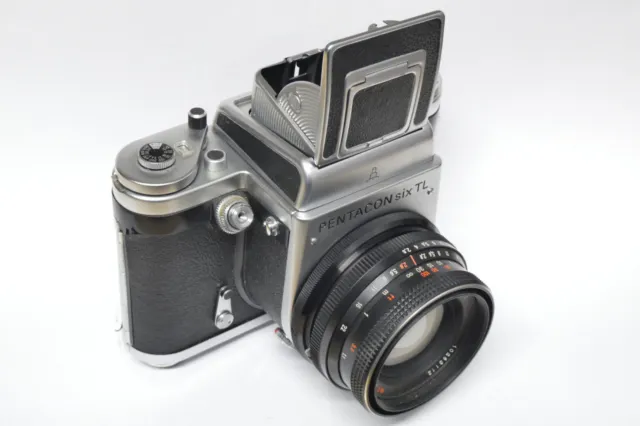 Pentacon SIX TL mit Carl Zeiss Jena Biometar 2,8 / 80 mm MC Objektiv 6x6 Kamera 2