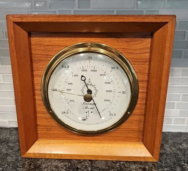 VTG DOWNEASTER MFG Co. Inc. Cape Cod MA Classic Barometer