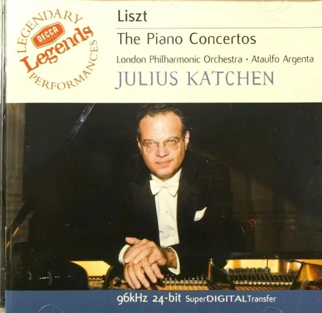 Liszt - The Piano Concertos, Julian Katchen, Ataulfo Argenta - CD, VG