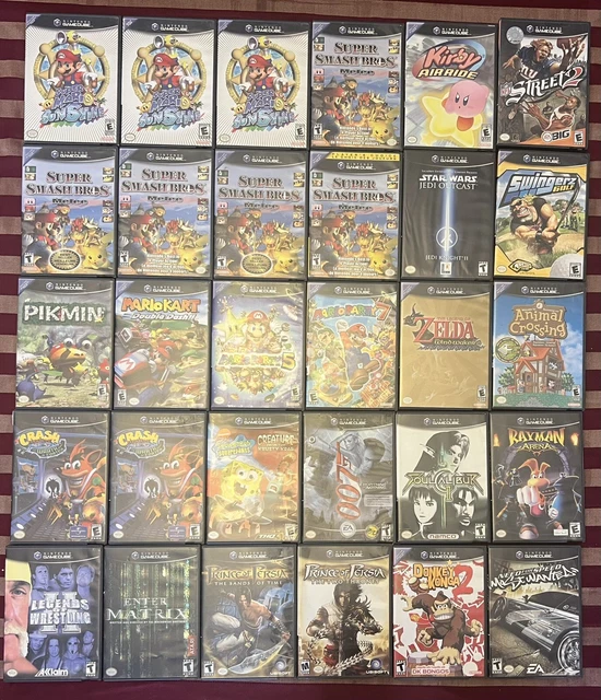 Nintendo GameCube Video Game Collection Rare CIB