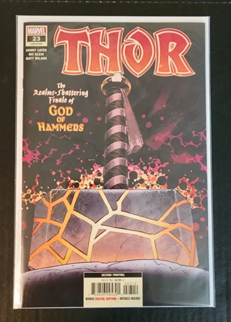 Thor #23 2Nd Printing Klein Variant Nm Marvel 2022