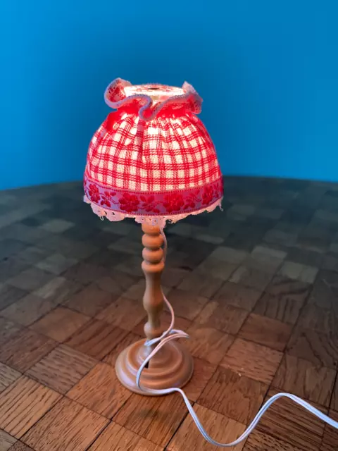 Stehlampe Lampe Richter Hahn  Puppenstube Puppenhaus 1:12 dollhouse  lamp