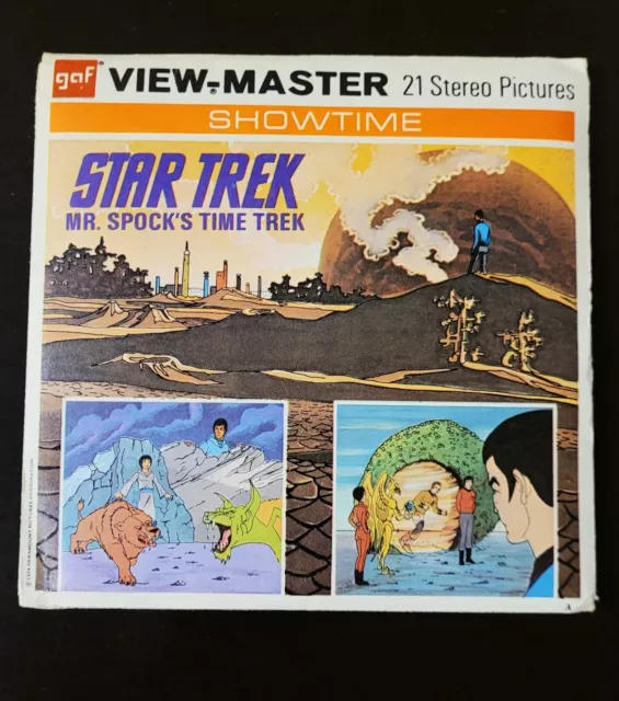 🎬Viewmaster 70's Cartoon Series🎬 "Star Trek "🎬View-Master reel Set, mint