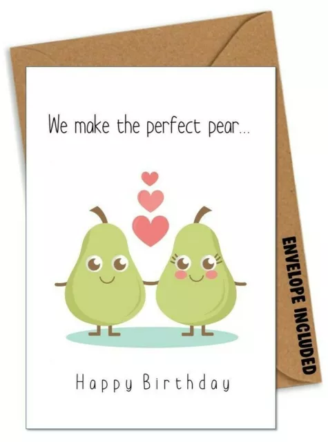 Funny BIRTHDAY Card Boyfriend Husband Girlfriend Wife Partner Rude Fiance /RZ