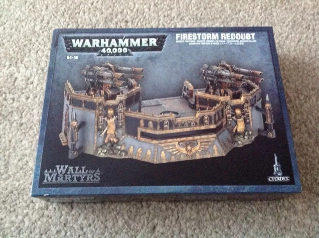 x1 Wall of Martyrs Firestorm Redoubt incomplet Plastique