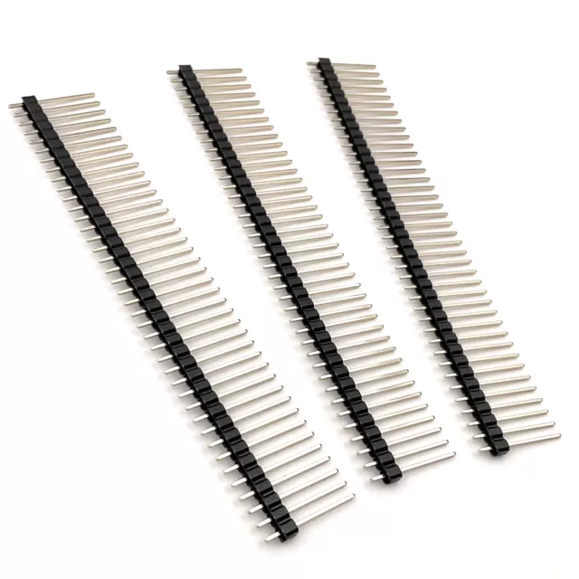3x Stiftleiste mit langen Pins 18 mm 40 Pin Header male RM 2,54 mm Arduino