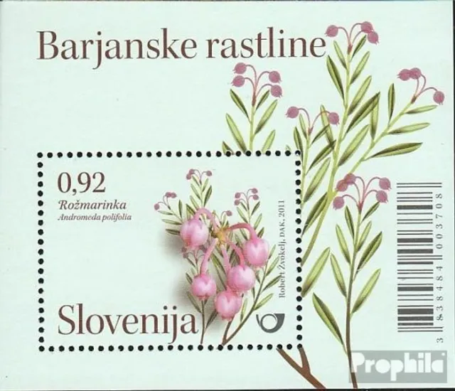 Eslovenia Bloque 53 (edición completa) nuevo 2011 Plantas de pantano