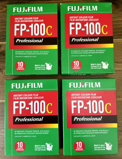 FujiFilm Fuji fp-100c instant color film - 4 pack