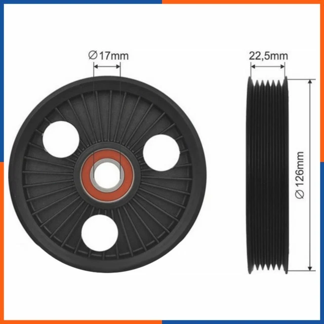 Galet tendeur de courroie d'accessoire pour CITROEN | 5706L7, 9654954880, T36428