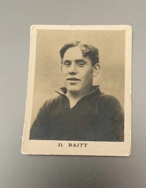 DC Thomson Fußballkarte The Rover David Raitt Dundee Everton 1922 Schottland